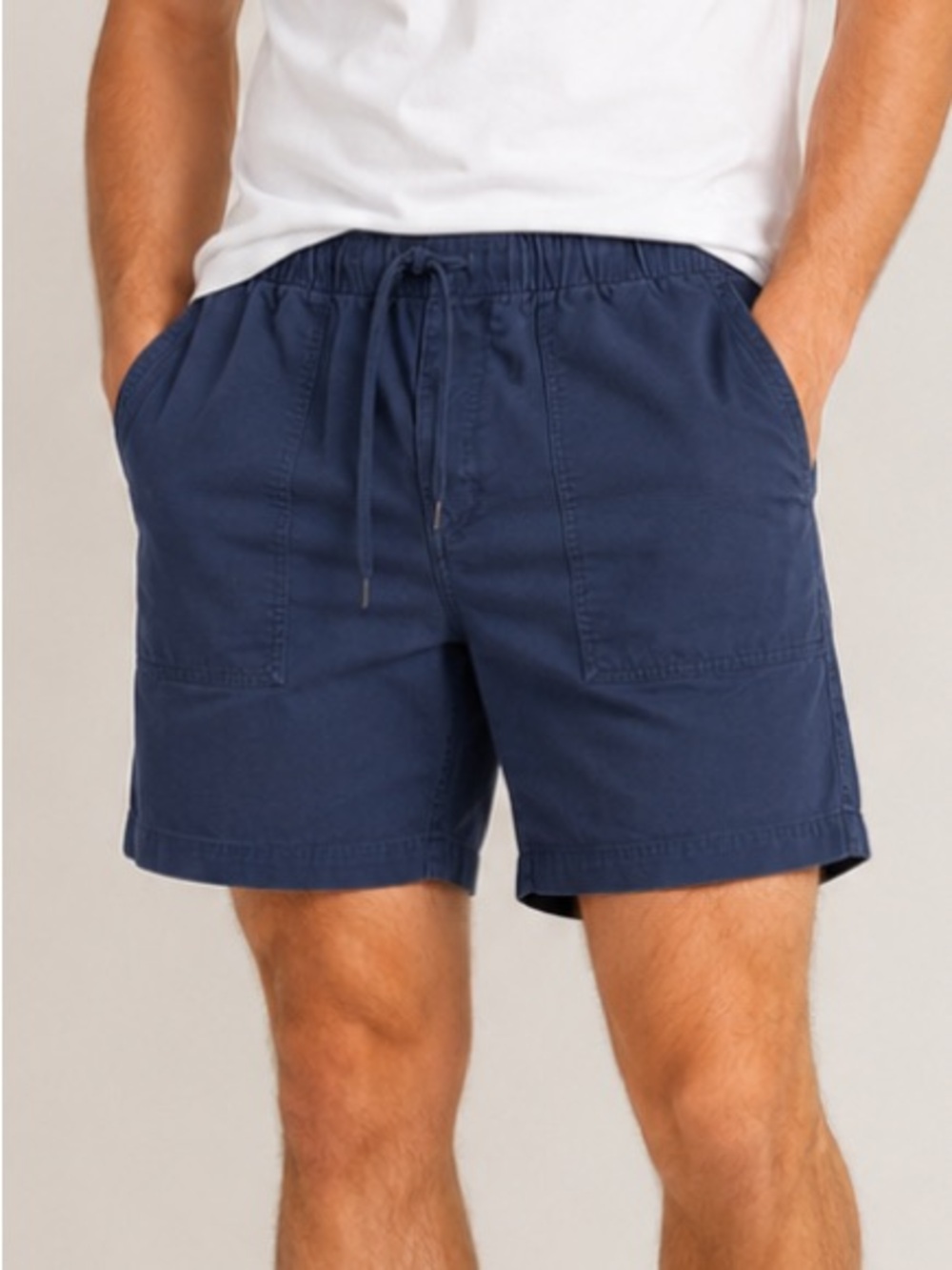 Men's Polo Ralph Lauren Navy Drawstring Casual Shorts